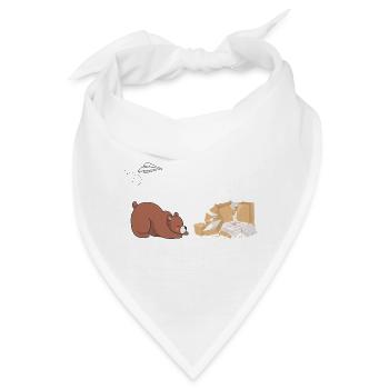 Bär & Papier - Bandana - Weiß - Vorne