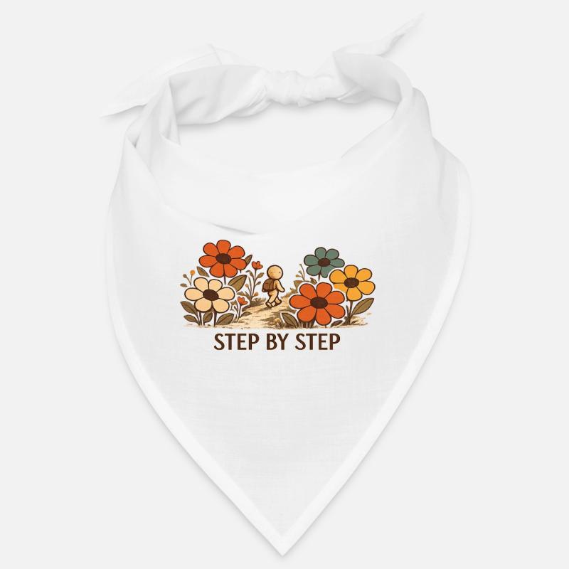 La Petite Pensée | ÉTAPE PAR ÉTAPE - Bandana - blanc