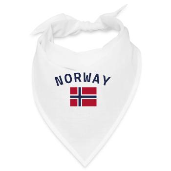 Norwegen - Bandana - Weiß - Vorne