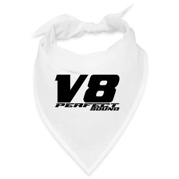 V8 - Bandana - Weiß - Vorne