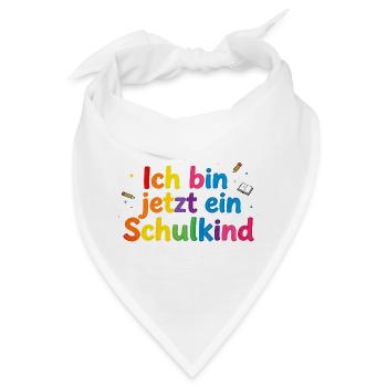 Schulbeginn Bunte Lernwelt - Bandana - Weiß - Vorne