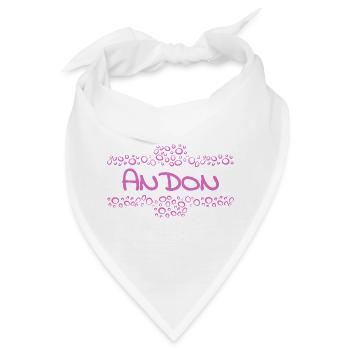 Andon - Bandana - Weiß - Vorne