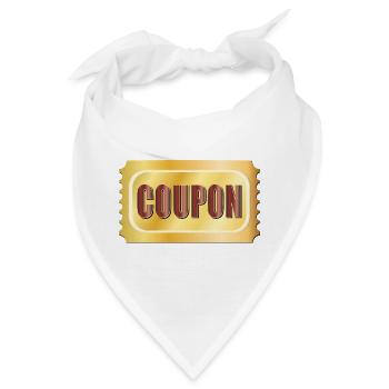 Gutscheingutschein - Bandana - Weiß - Vorne