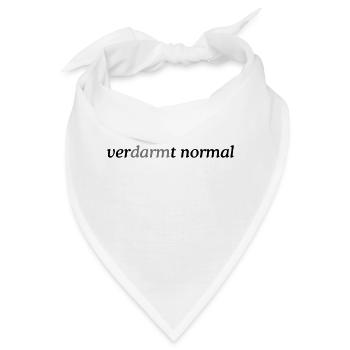 verDARMt normal - Bandana - Weiß - Vorne
