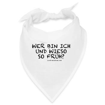 so früh - Bandana - Weiß - Vorne