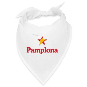 Stars von Spanien - Pamplona - Bandana - Weiß - Vorne