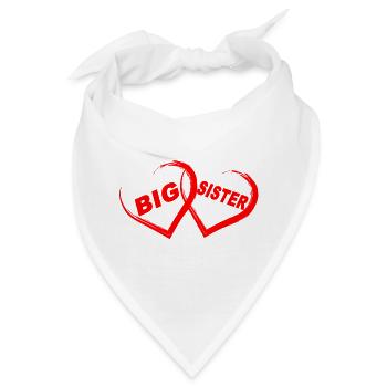 big sister - Bandana - Weiß - Vorne