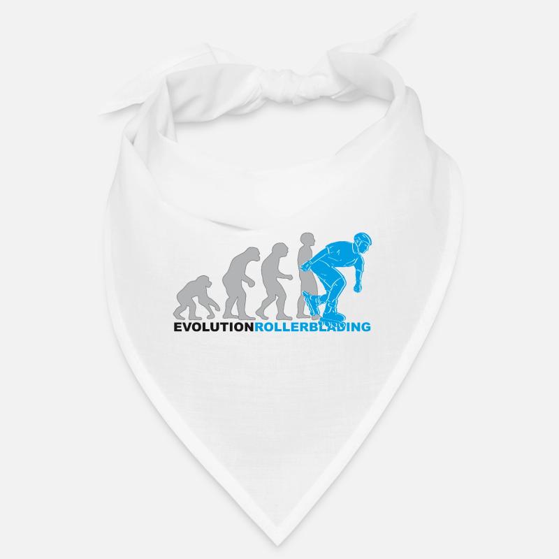evolution rollerblading, Inline Skates, skaten - Bandana - Weiß