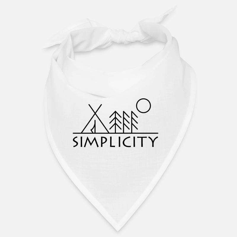 simplicity forest nature minimalism symbol logo Bandana