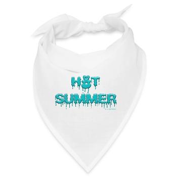 Hot Summer in creamy mint-coloured - Bandana - Weiß - Vorne