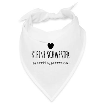 Kleine Schwester - Bandana - Weiß - Vorne