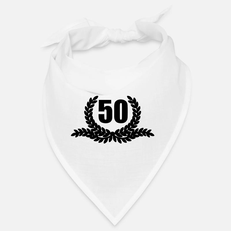 Couronne de laurier 50 ANS Bandana