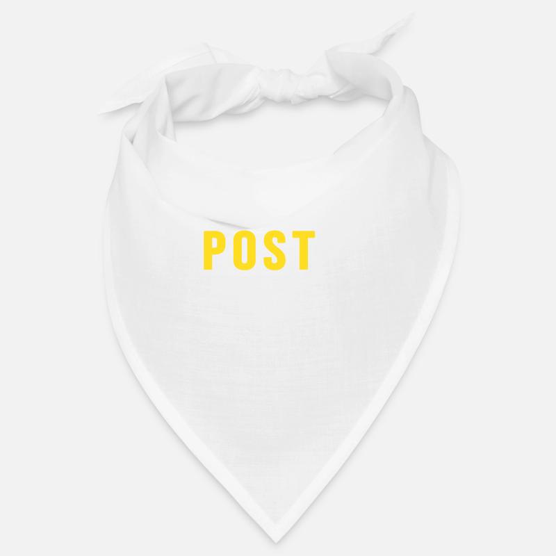 post postbote flaschenpost - Bandana - Weiß