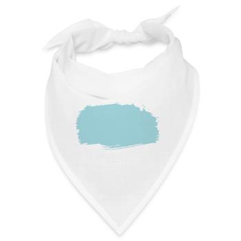Farbkleckse Kleckse Farbspritzer Maler Geschenk - Bandana - Weiß - Vorne