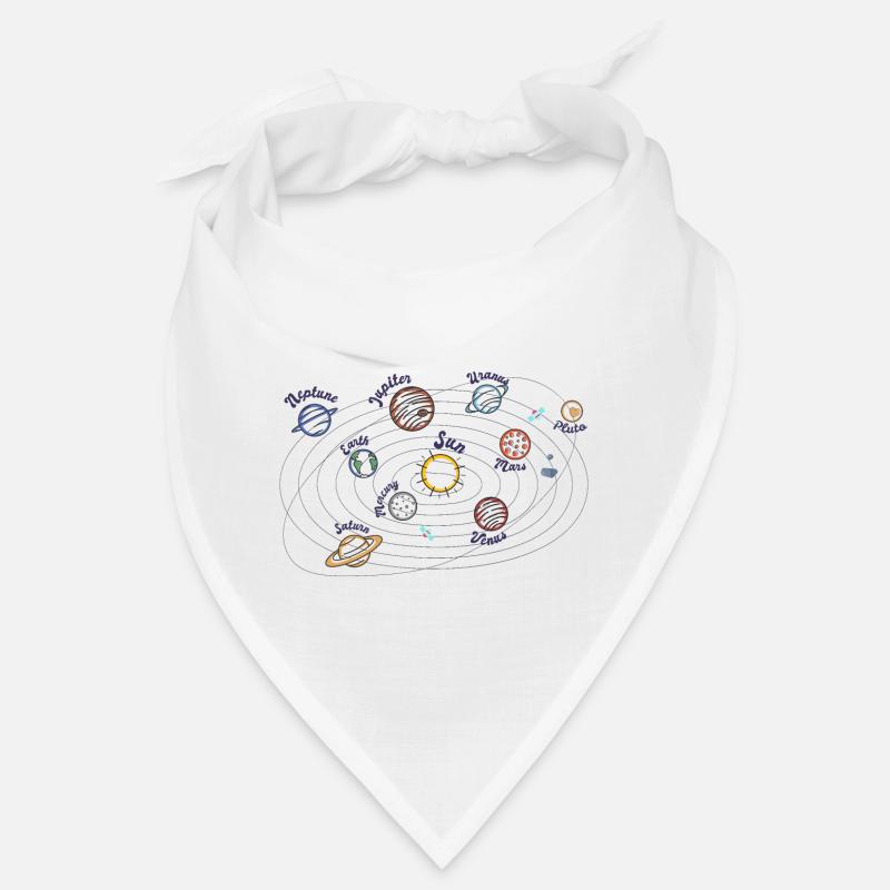 Solar System Planets Kids Knowledge Outer Space Bandana