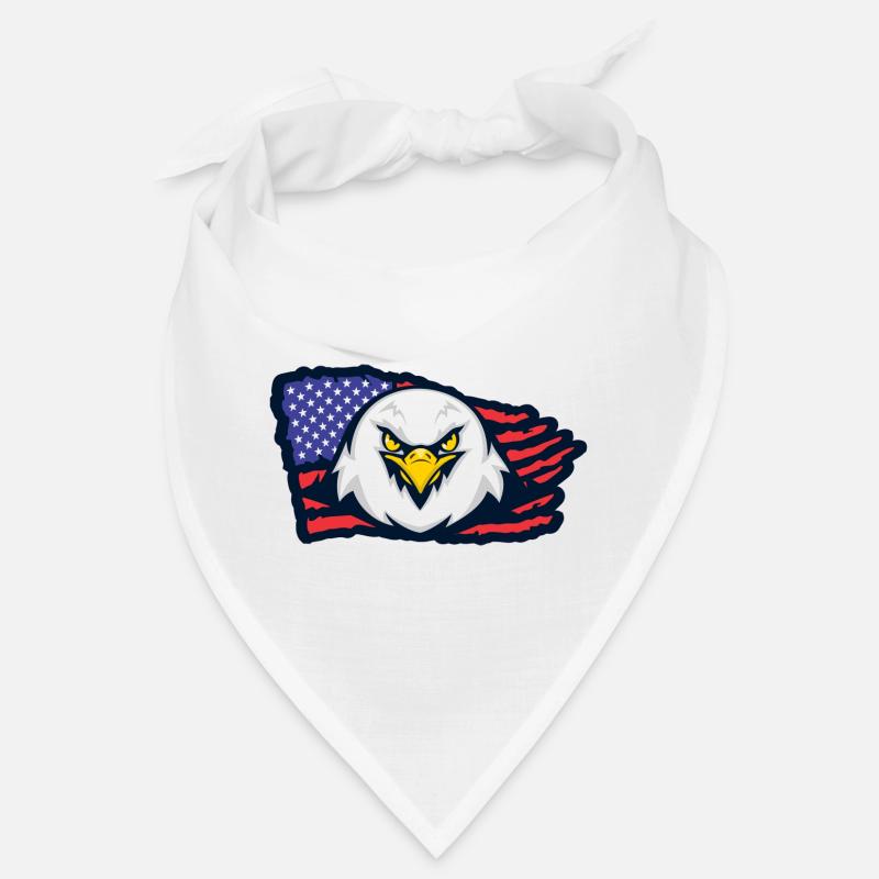 Aigle américain avec drapeau Bandana
