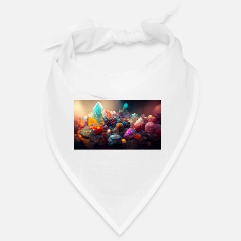 Kristall-Bucht - Bandana - Weiß