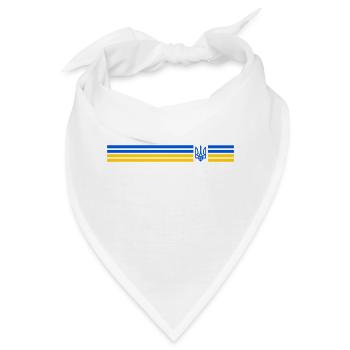 UKRAINE Sportlich - Bandana - Weiß - Vorne