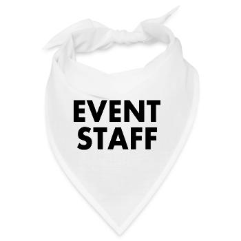 Event staff - Bandana - Weiß - Vorne