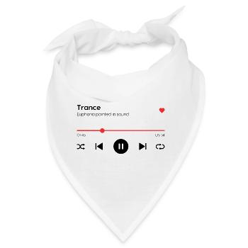 Trance - Bandana - Weiß - Vorne