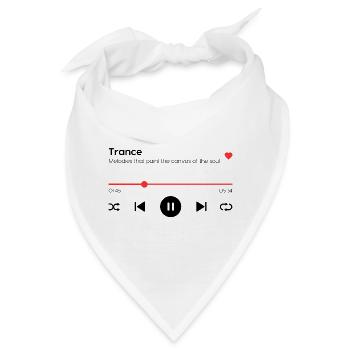Trance - Bandana - Weiß - Vorne