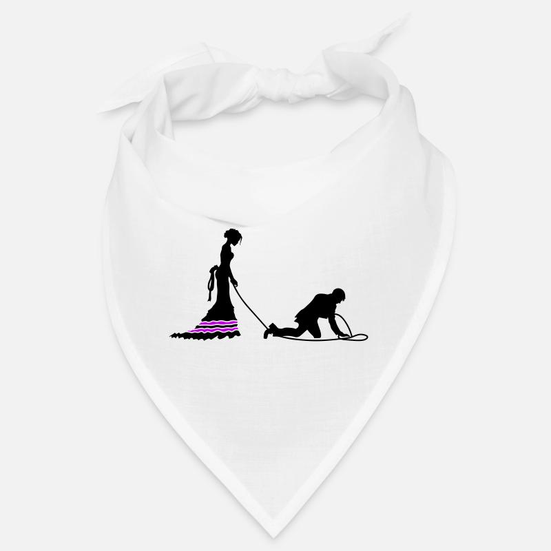 Wedding Newlyweds Leash Bandana