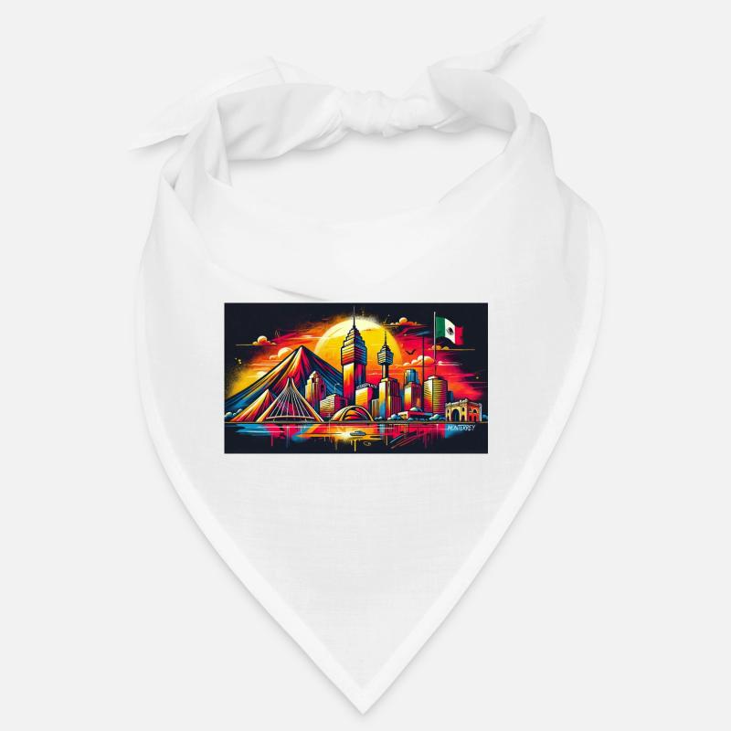 Monterrey Mexico art design Bandana