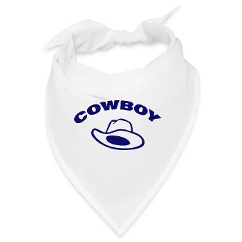 COWBOY - Bandana - Weiß - Vorne