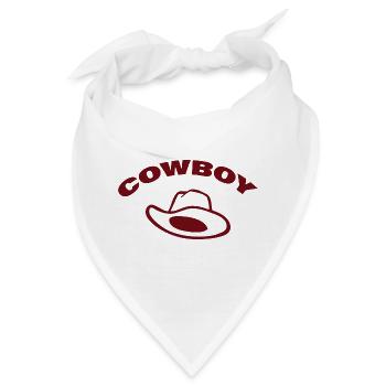 COWBOY - Bandana - Weiß - Vorne