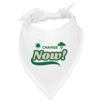 Change Now - Bandana - Weiß - Vorne