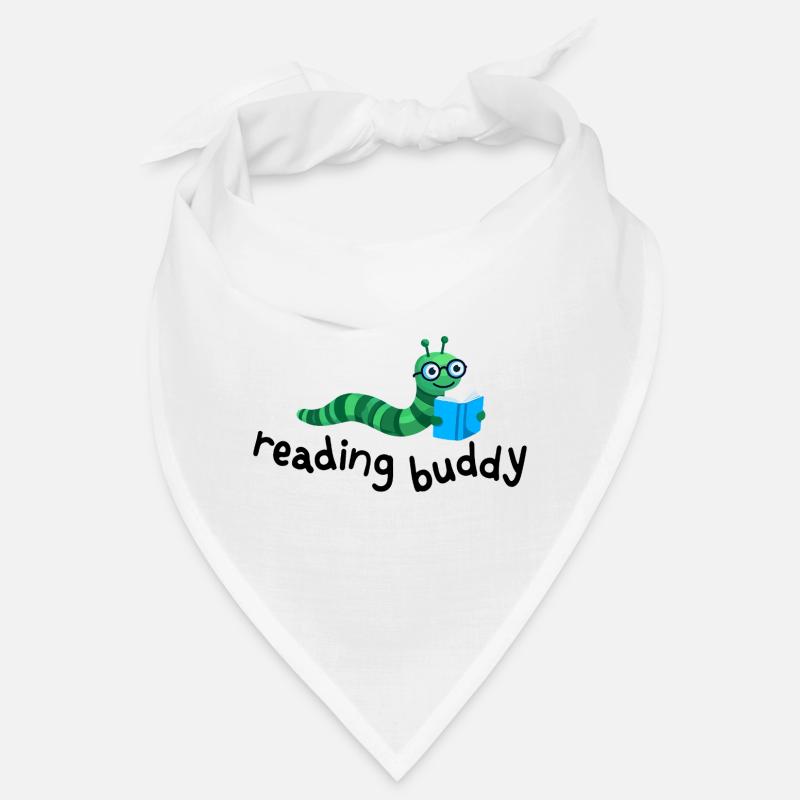 Ami de lecture Mignon rat de bibliothèque avec un livre Bandana