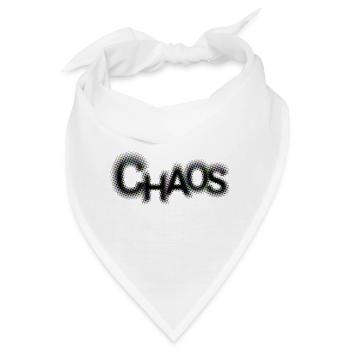 Chads Grooviger Neon Schriftzug - Bandana - Weiß - Vorne