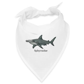 Sphyrnidae Hammerhai Design - Bandana - Weiß - Vorne