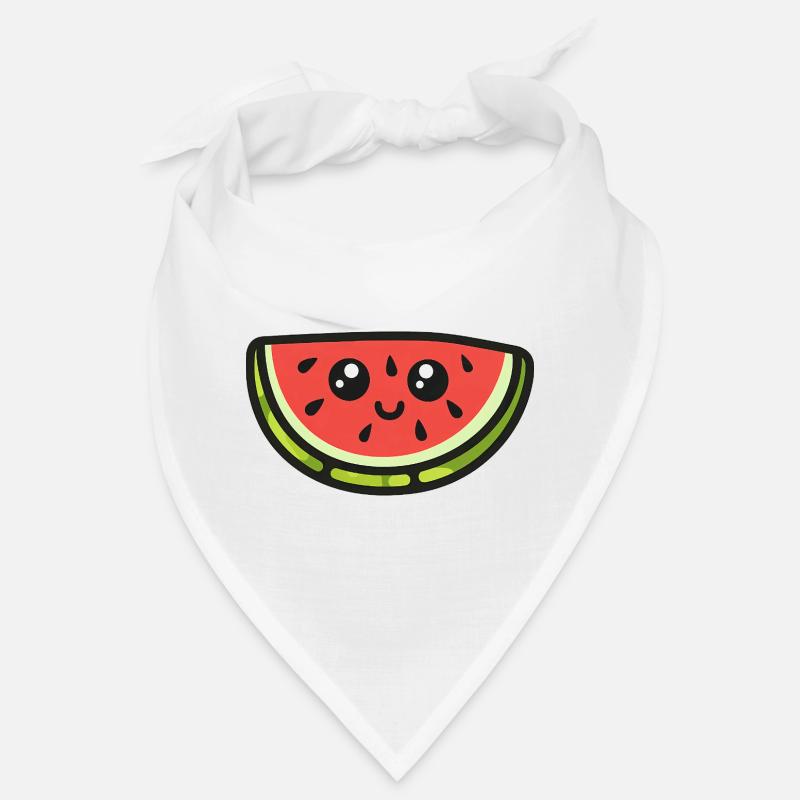 Dessin animé mignon de tranche de pastèque Bandana