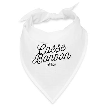 Candy Cracker Humor Feminine Lustige Phrase - Bandana - Weiß - Vorne