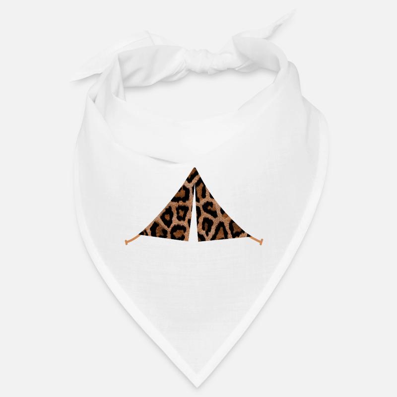 Tent Camping Leolook Leopard Pattern Camper Outdoor Bandana