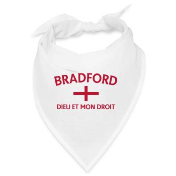 Bradford Flagge mit Motto - Bandana - Weiß - Vorne