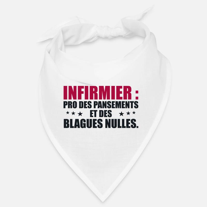 Infirmier pro des pansements et des blagues nulles Bandana