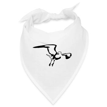 Möwe - Bandana - Weiß - Vorne