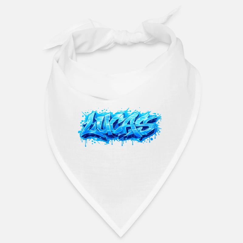 Graffiti LUCAS Name Gift Ideal Printable Bandana