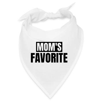 Lieblingskind Mamas Liebling Ich bin Mamas Lieblin - Bandana - Weiß - Vorne