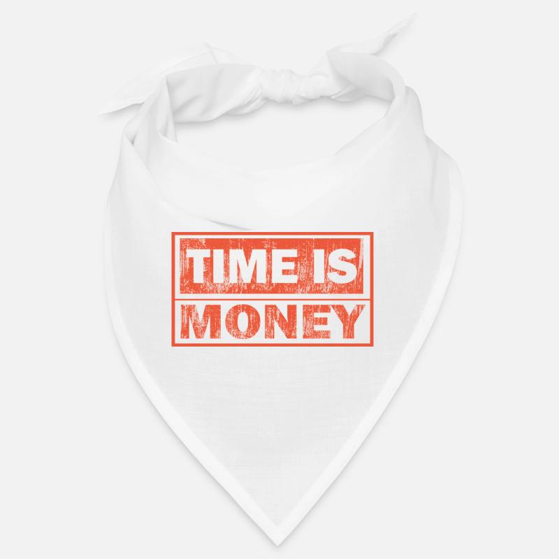 Le temps est de l’argent audacieux Bandana