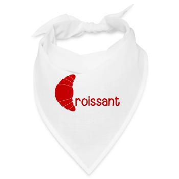 Croissant - Bandana - Weiß - Vorne