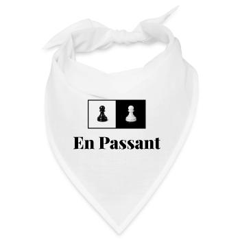 En Passant - Bandana - Weiß - Vorne