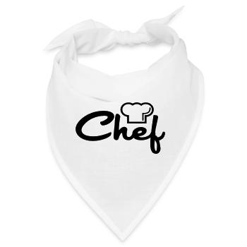 Küchenchef - Bandana - Weiß - Vorne