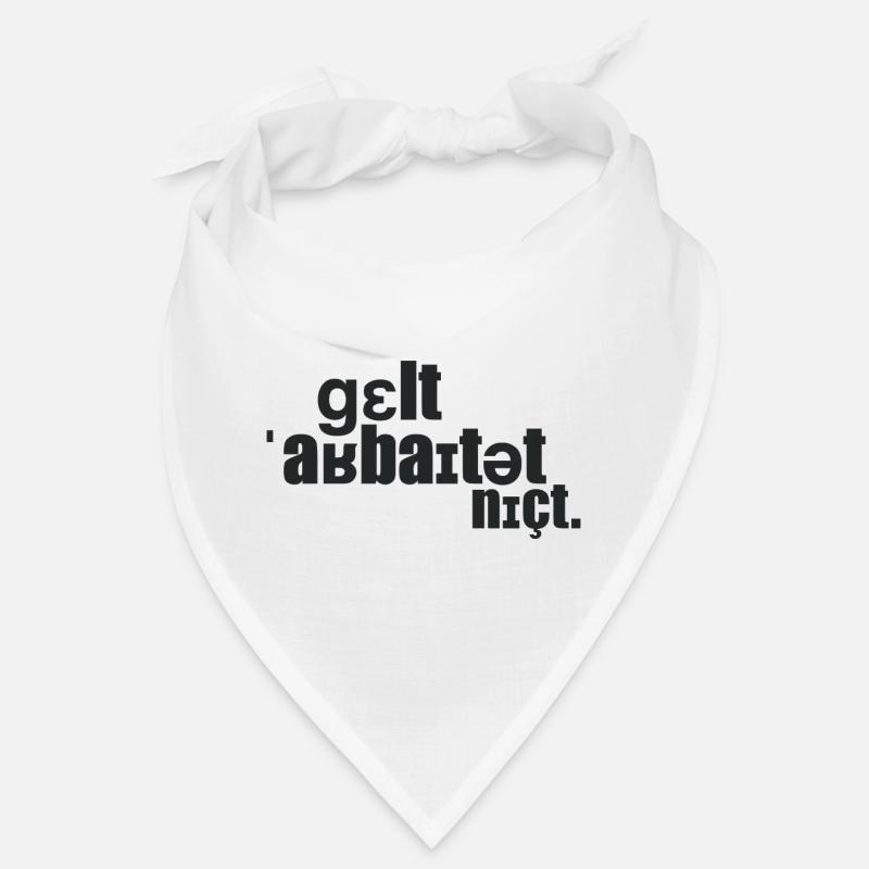 L’argent ne marche pas. Bandana