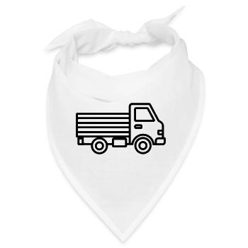 Lkw - Bandana - Weiß - Vorne