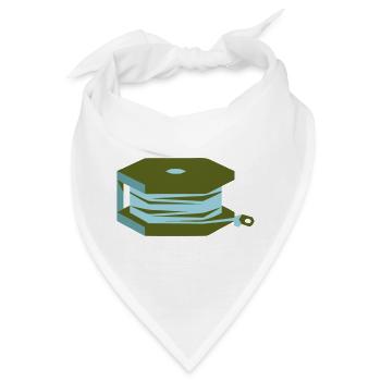 Angelschnur Spule Angler Gear - Bandana - Weiß - Vorne
