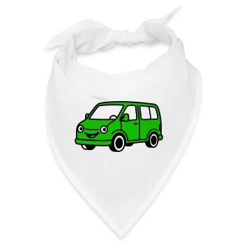 Van Cartoon - Bandana - Weiß - Vorne