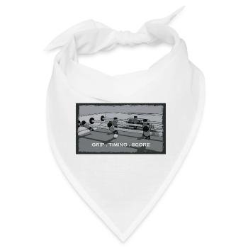 Tischfußball – Griff, Timing, Ziel - Bandana - Weiß - Vorne